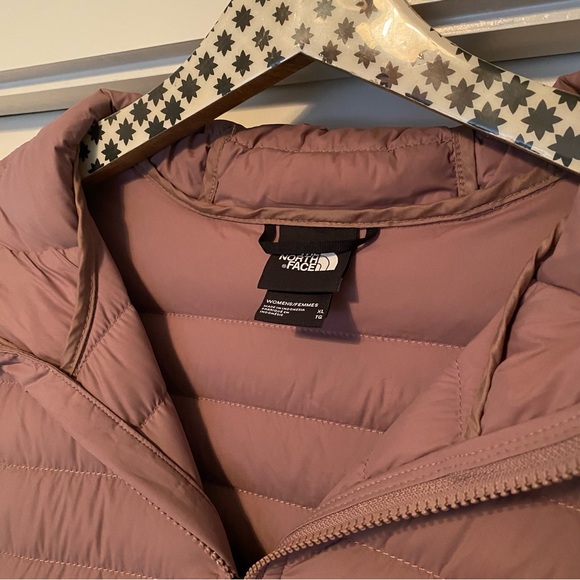 North Face Stretch Down Parka Mauve - Picture 6 of 11